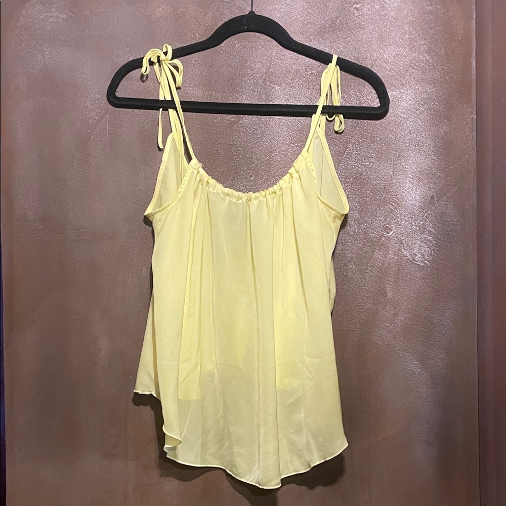 O'Neill Light Yellow Camisole Top Adjustable Straps